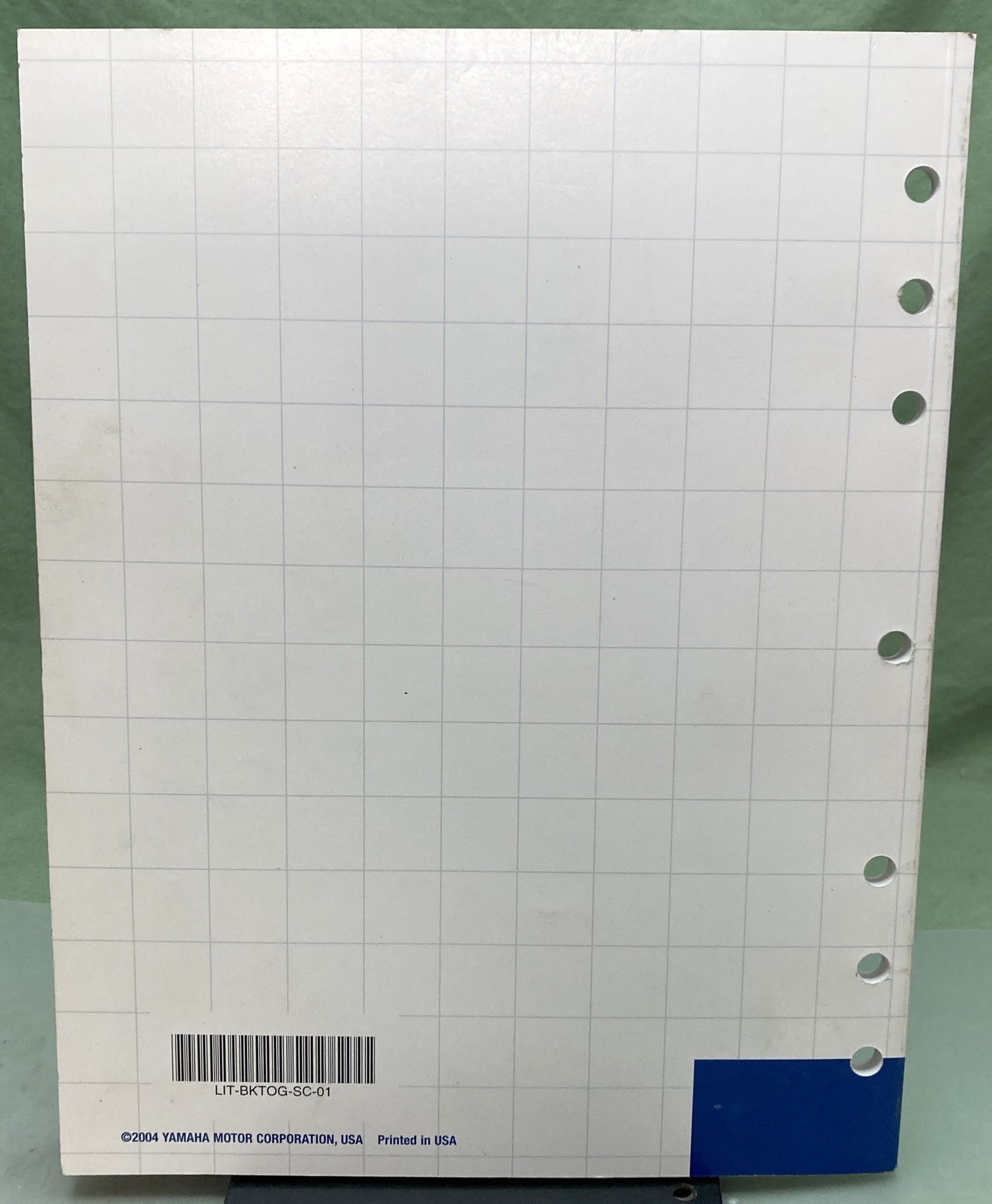 Genuine Yamaha LIT-BKTOG-SC-01 Majesty YP400 Technical Orientation Guide 2004