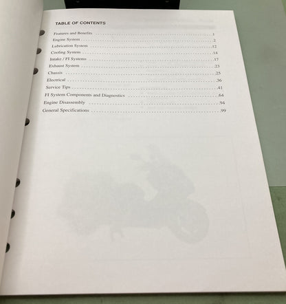 Genuine Yamaha LIT-BKTOG-SC-01 Majesty YP400 Technical Orientation Guide 2004