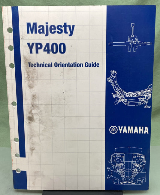 Genuine Yamaha LIT-BKTOG-SC-01 Majesty YP400 Technical Orientation Guide 2004