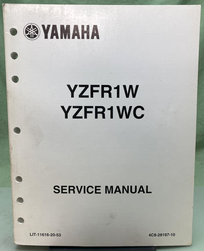 Genuine Yamaha LIT-11616-20-53 YZFR1W YZFR1WC Service Manual 2006