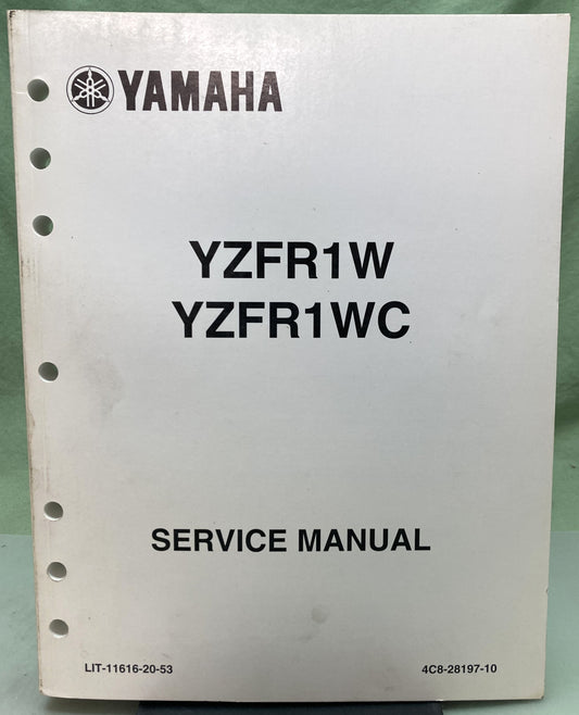 Genuine Yamaha LIT-11616-20-53 YZFR1W YZFR1WC Service Manual 2006