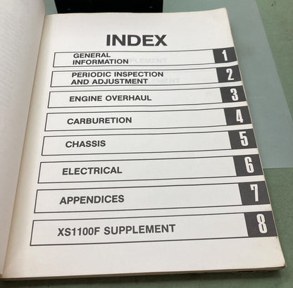 Genuine Yamaha LIT-11616-XS-12 XS 1100 Models Service Manual '78-'80