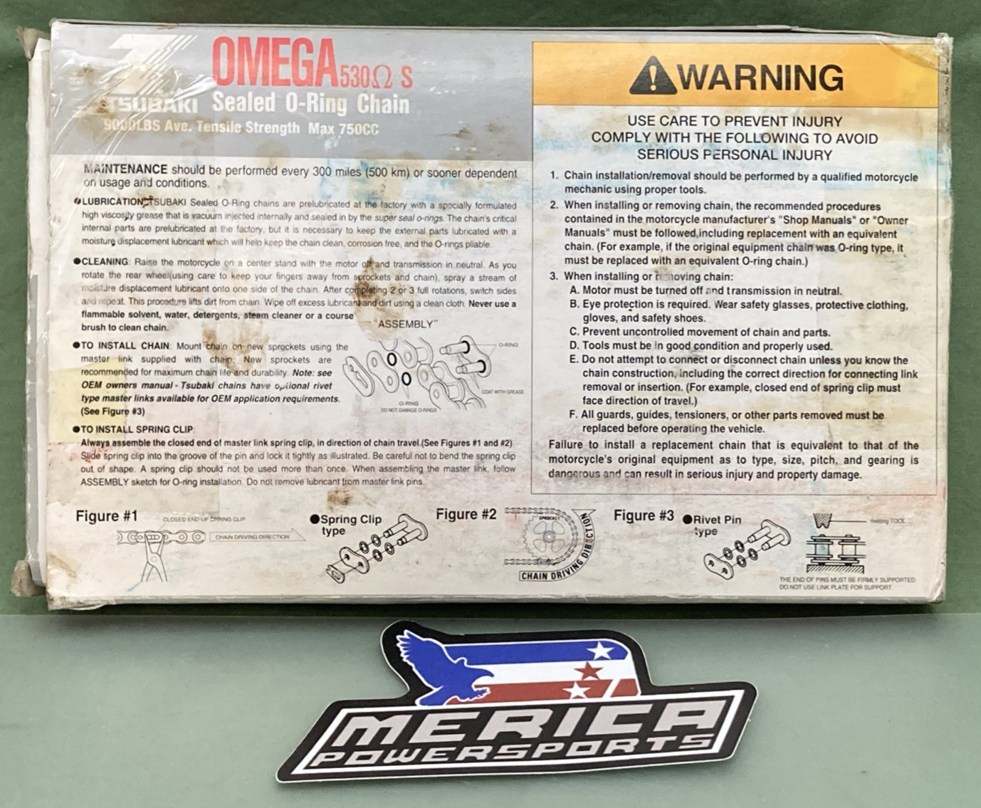 NEW GENUINE Omega 530OM-102 O-Ring Chain 52 Links