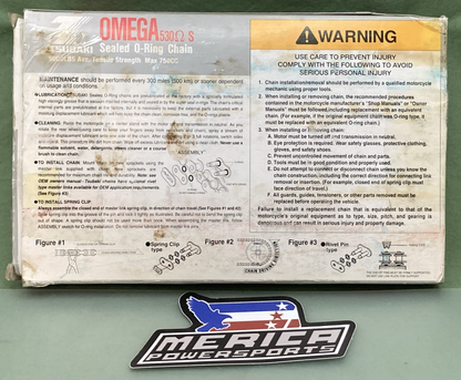 NEW GENUINE Omega 530OM-102 O-Ring Chain 52 Links