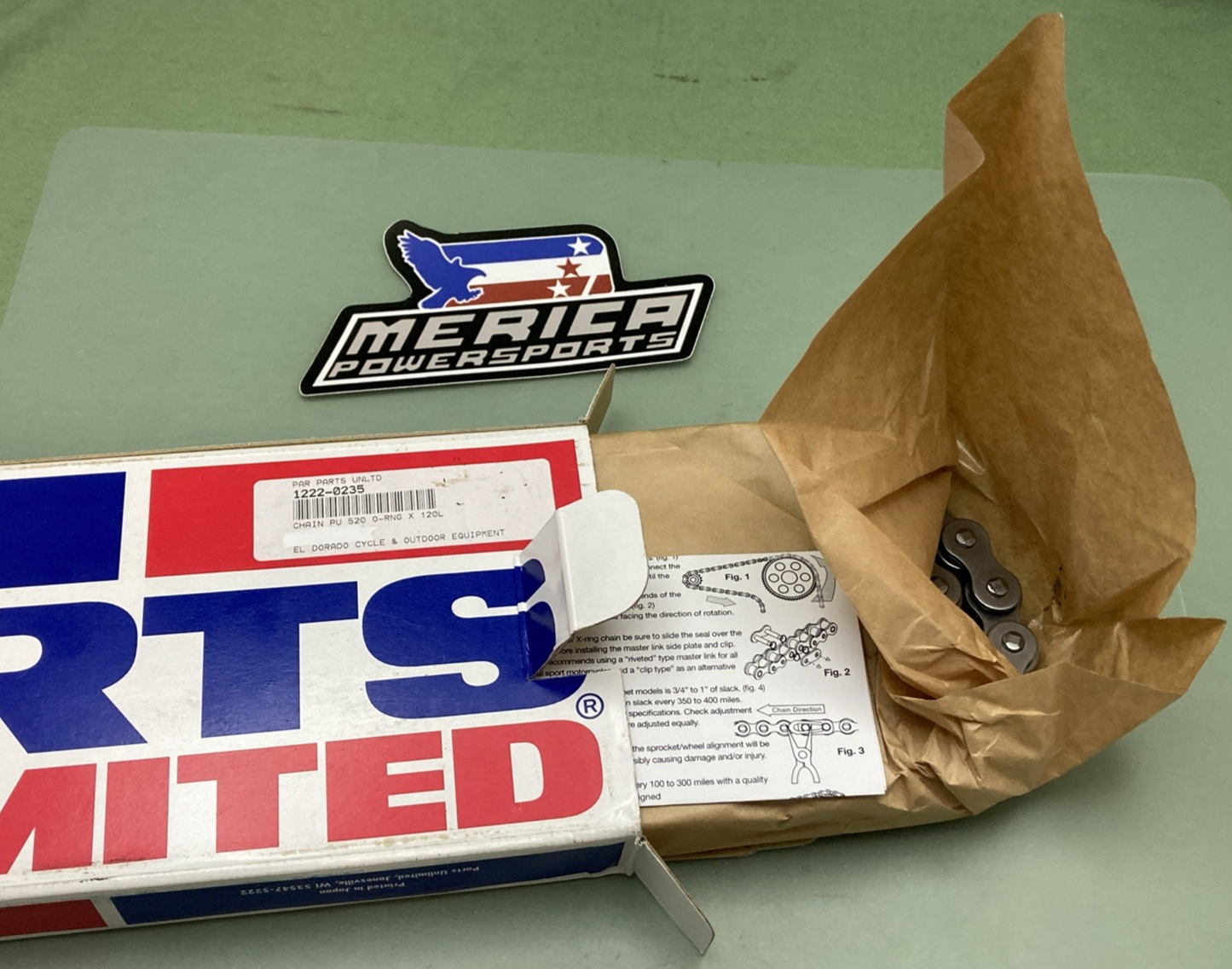 NEW GENUINE PARTS UNLIMITED MPU520POX120L2 Heavy Duty O-Ring Chain
