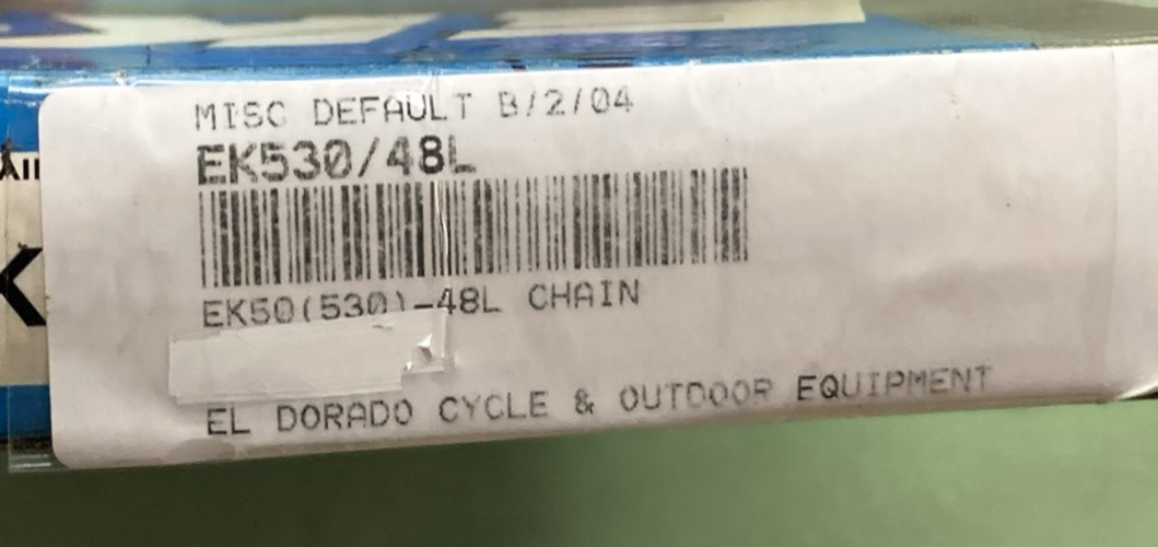 NEW GENUINE EK 530-48L CHAIN