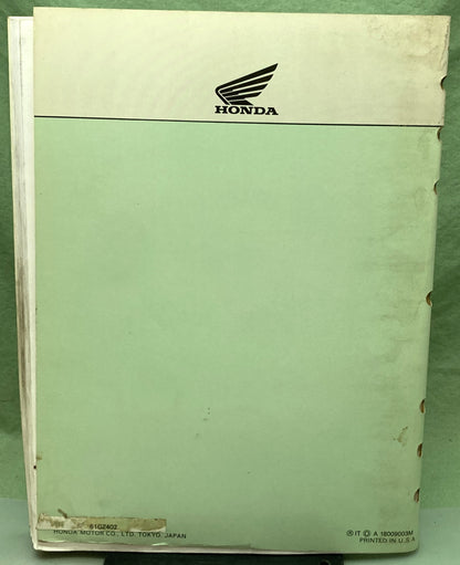 Genuine Honda 61GZ402 EZ90 Cub Service Manual 1991-1996