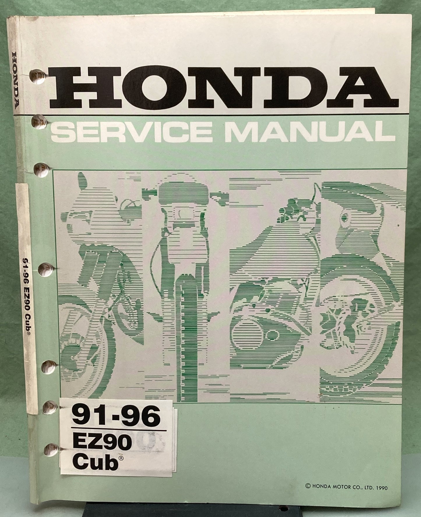 Genuine Honda 61GZ402 EZ90 Cub Service Manual 1991-1996