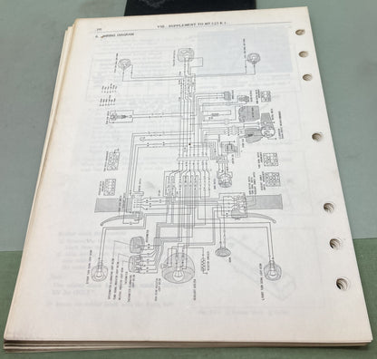Genuine Honda 6136102 MT125 Shop Manual 1975