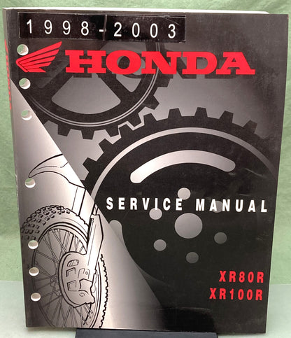 Genuine Honda 61KN455 XR80R, XR100R Service Manual 1998-2003