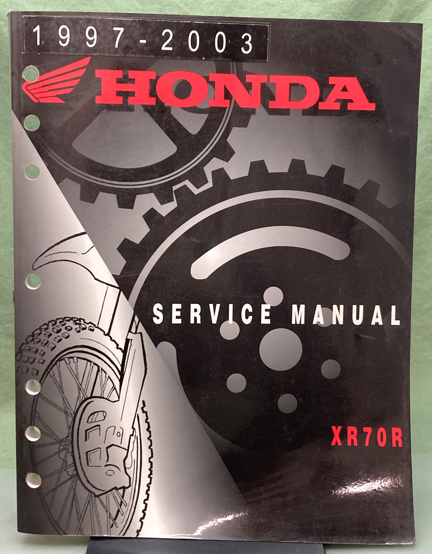 Genuine Honda 61GCF06 XR70R Service Manual 1997-2003