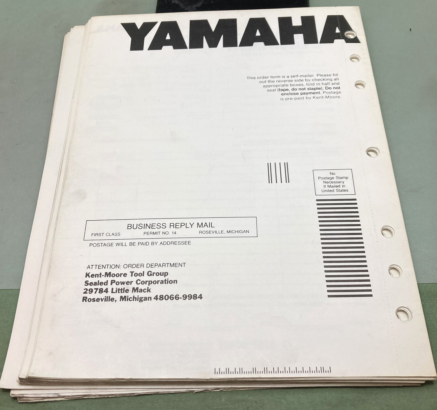 Genuine Yamaha Service Information Specialty Tools and Shop Equipment