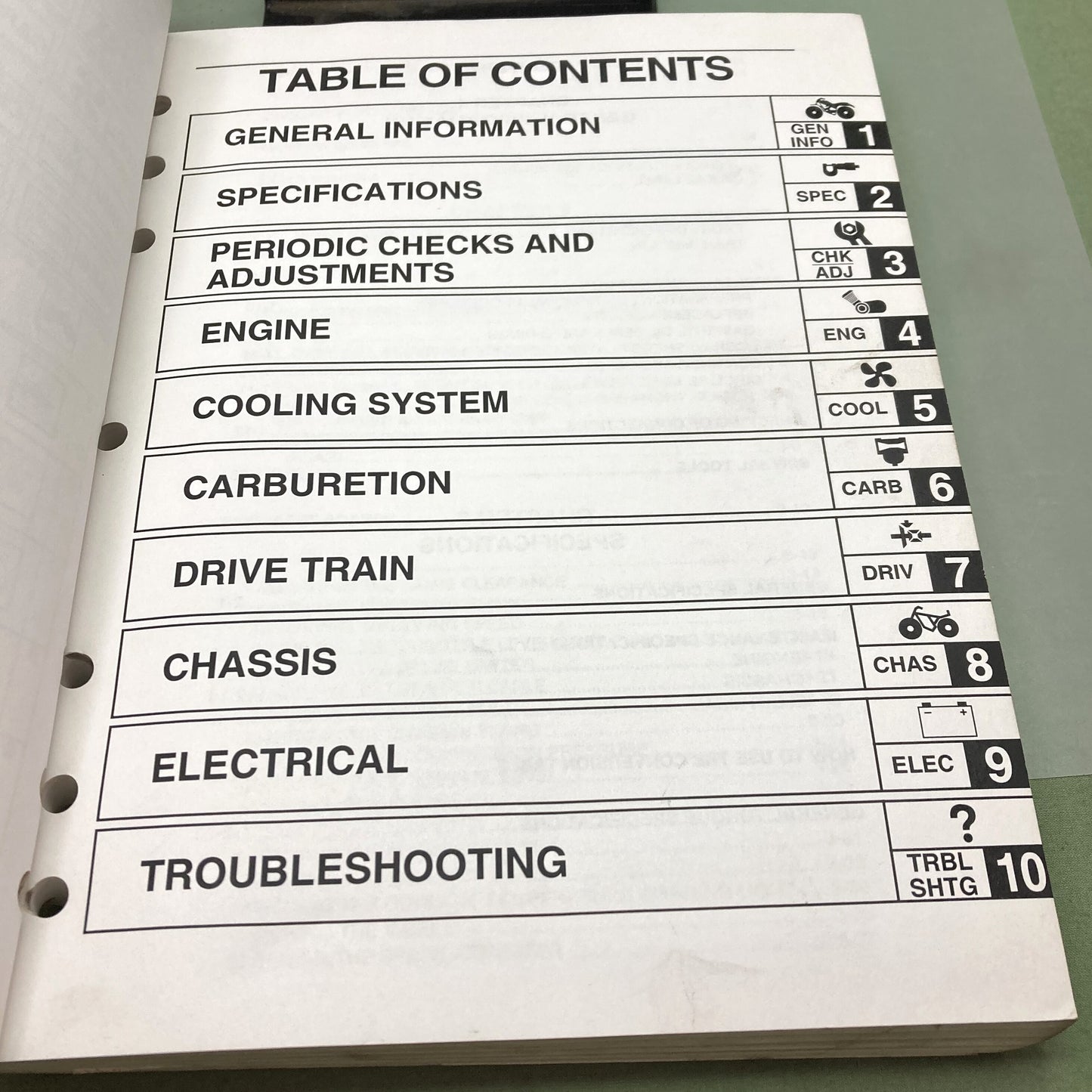 Genuine Yamaha LIT-11616-15-01 YFM660FP Service Manual 2001