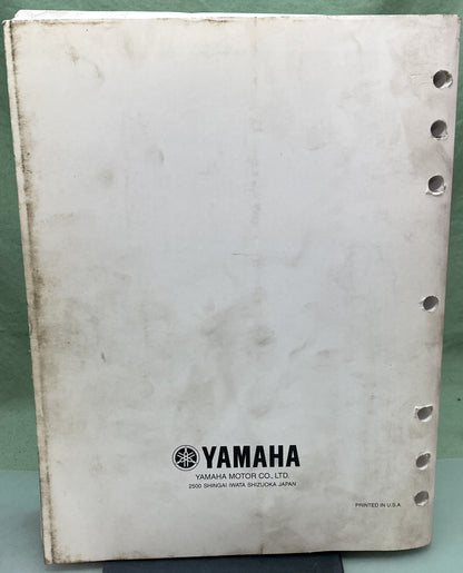 Genuine Yamaha LIT-11616-15-01 YFM660FP Service Manual 2001