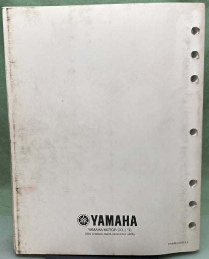 Genuine Yamaha LIT-11616-14-21 YFM660RN, YFM660RNC Service Manual 2000