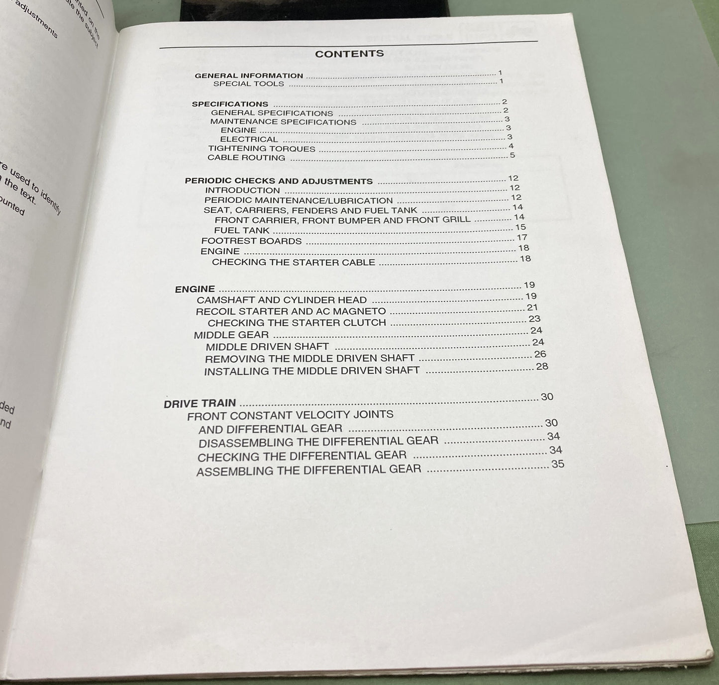Genuine Yamaha LIT-11616-16-34 YFM660FR Supp. Service Manual 2002