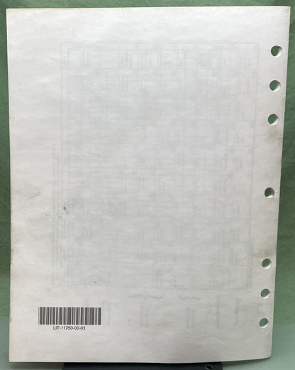 Genuine Yamaha LIT-11750-00-03 Motorcycle/Scooter Flat Rate Manual 2003