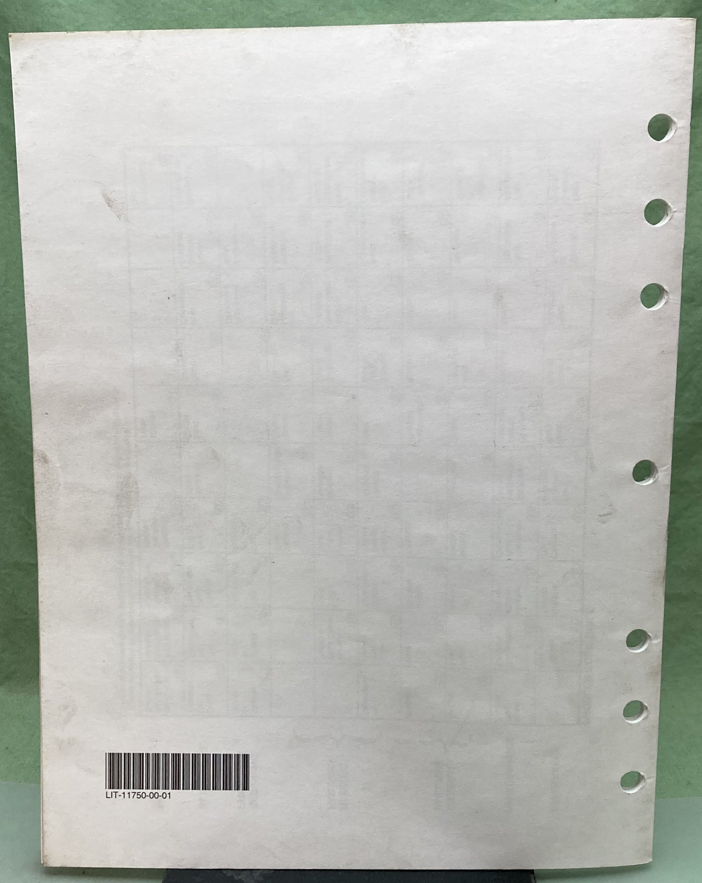 Genuine Yamaha LIT-11750-00-01 Motorcycle/Scooter Flat Rate Manual 2001