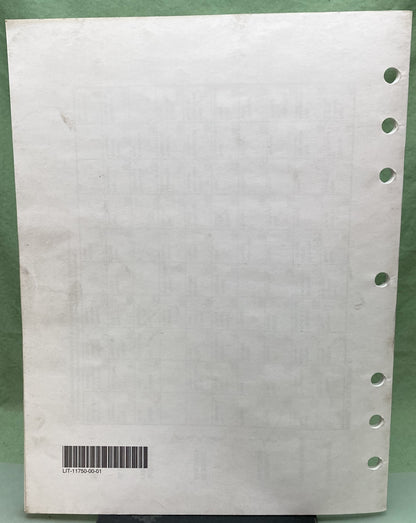 Genuine Yamaha LIT-11750-00-01 Motorcycle/Scooter Flat Rate Manual 2001