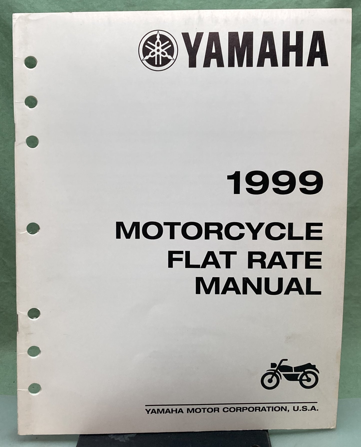 Genuine Yamaha LIT-11750-00-99 Motorcycle Flat Rate Manual 1999