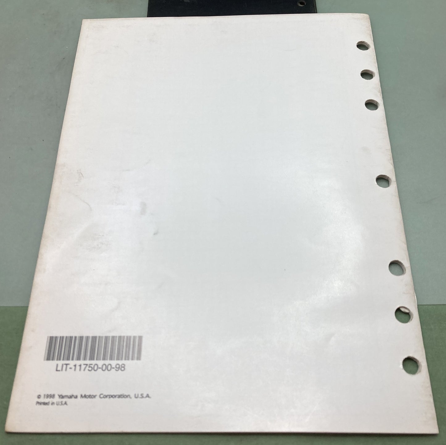 Genuine Yamaha LIT-11750-00-98 Motorcycle Flat Rate Manual '96 '97 '98