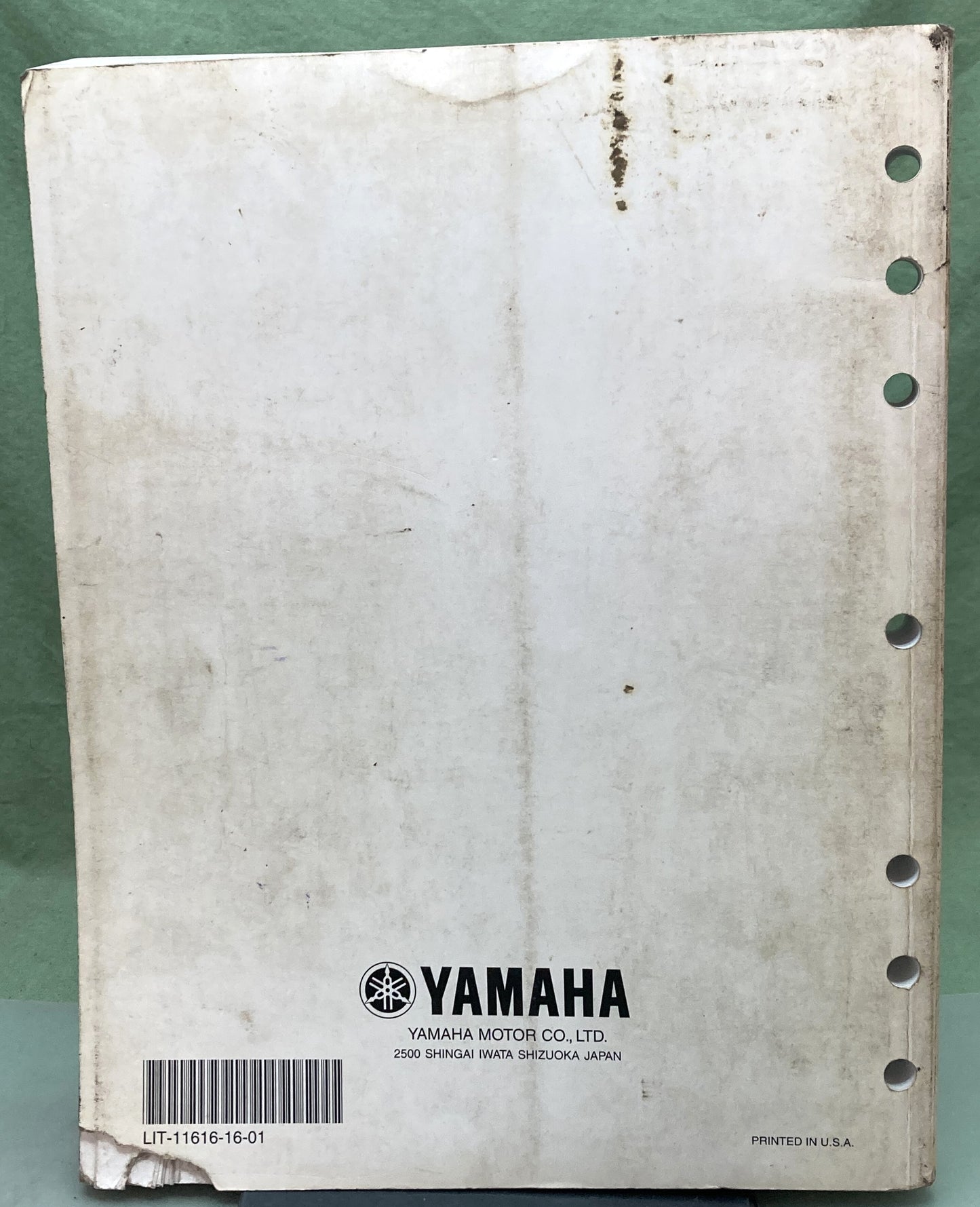 Genuine Yamaha LIT-11616-16-01 YFM450FAR Service Manual 2002