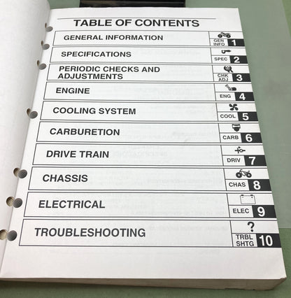 Genuine Yamaha LIT-11616-16-01 YFM450FAR Service Manual 2002