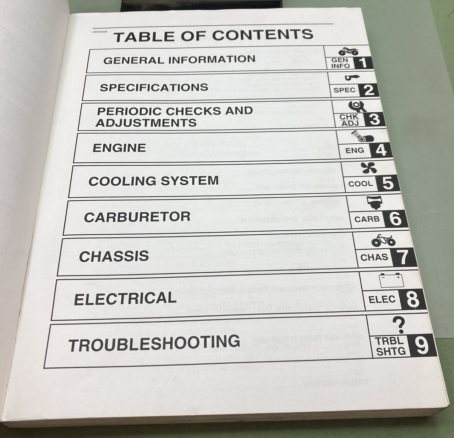 Genuine Yamaha LIT-11616-17-11 YFZ450S Service Manual 2003