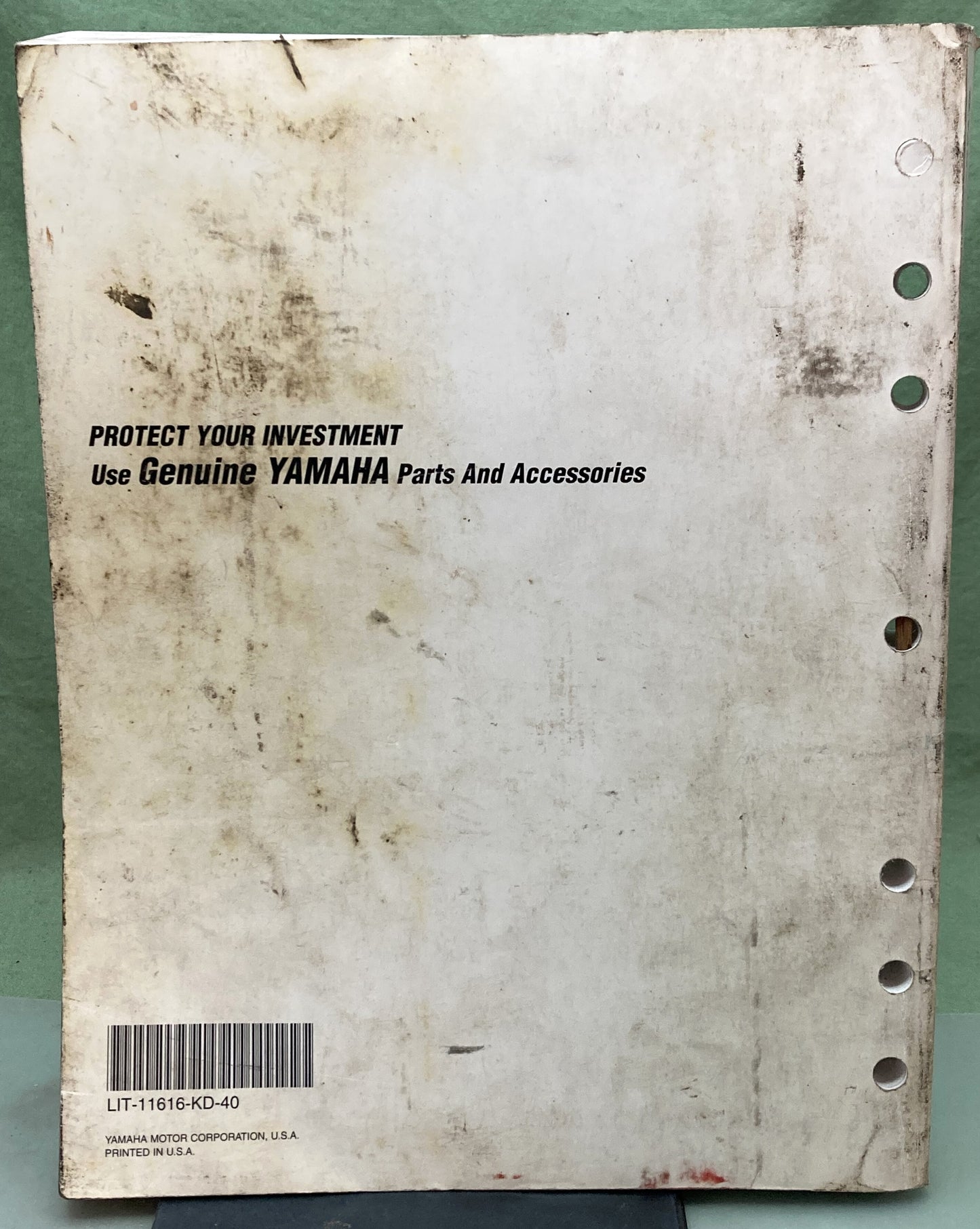 Genuine Yamaha LIT-11616-KD-40 YFM400FW Service Manual 1996