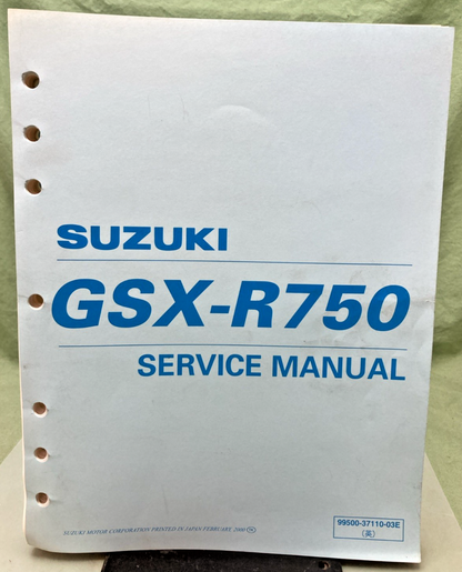 NEW GENUINE SUZUKI 99500-37110-03E GSX-R750 SERVICE MANUAL 2000