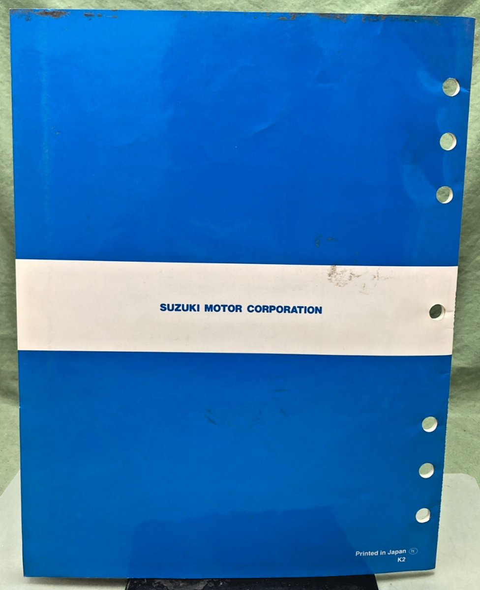 NEW GENUINE SUZUKI 99501-37210-03E GSX-R750 SUPPLEMENTARY SERVICE MANUAL 2001