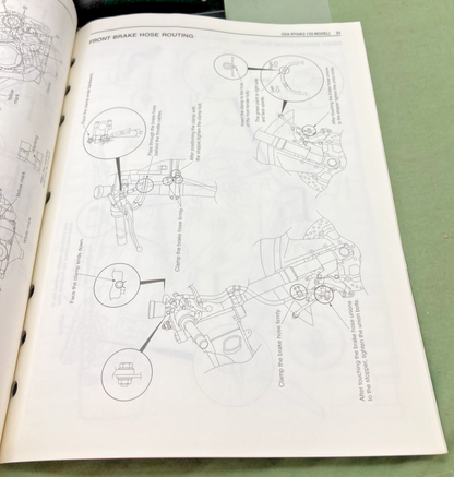 NEW GENUINE SUZUKI 99501-37210-03E GSX-R750 SUPPLEMENTARY SERVICE MANUAL 2001