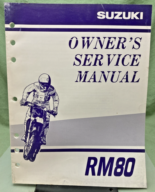 GENUINE SUZUKI 99011-02B76-03A RM80 SERVICE MANUAL 2000