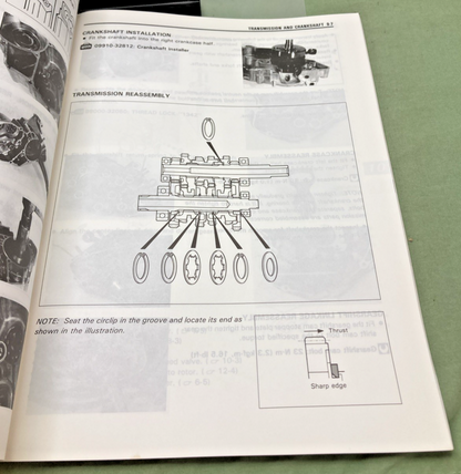 GENUINE SUZUKI 99011-02B75-03A RM80 SERVICE MANUAL 1999