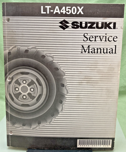 GENUINE SUZUKI 99500-44070-03E LT-A450X SERVICE MANUAL 2006