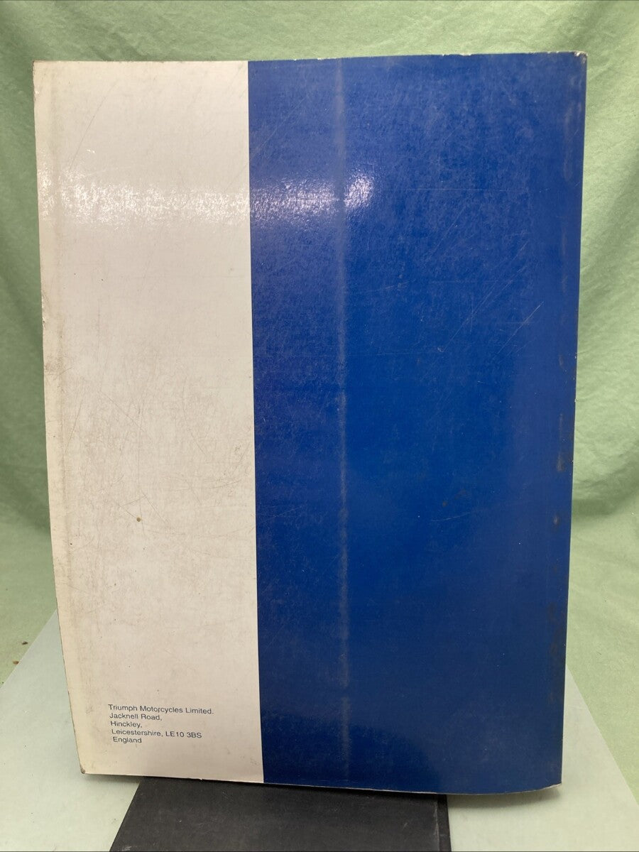 GENUINE TRIUMPH 3850760 SPRINT ST SERVICE MANUAL 1998