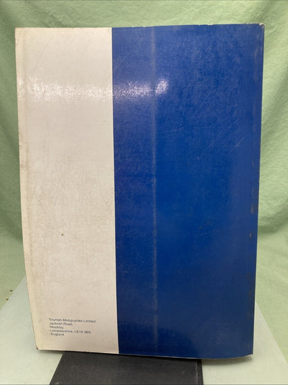 GENUINE TRIUMPH 3850760 SPRINT ST SERVICE MANUAL 1998