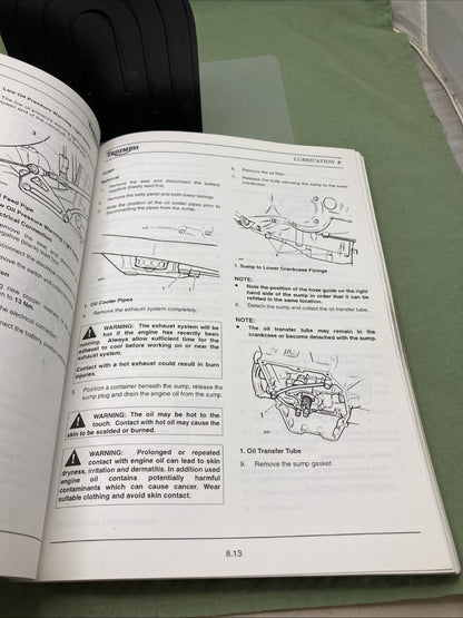 GENUINE TRIUMPH 3850760 SPRINT ST SERVICE MANUAL 1998
