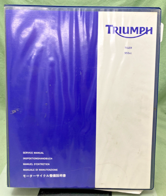 GENUINE TRIUMPH 3857017 TIGER 955CC SERVICE MANUAL 2005