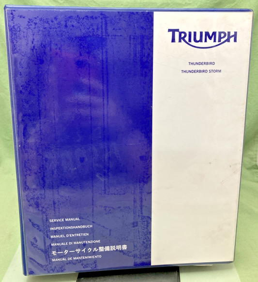 NEW GENUINE TRIUMPH 3850730 THUNDERBIRD/THUNDERBIRD STORM SERVICE MANUAL 2011