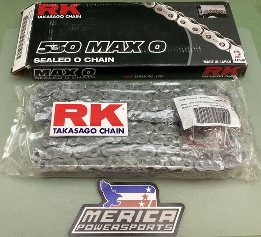 NEW GENUINE RK TAKASGO RK 530 MAX-O-X-120 LINK SEALED O CHAIN 1222-0445