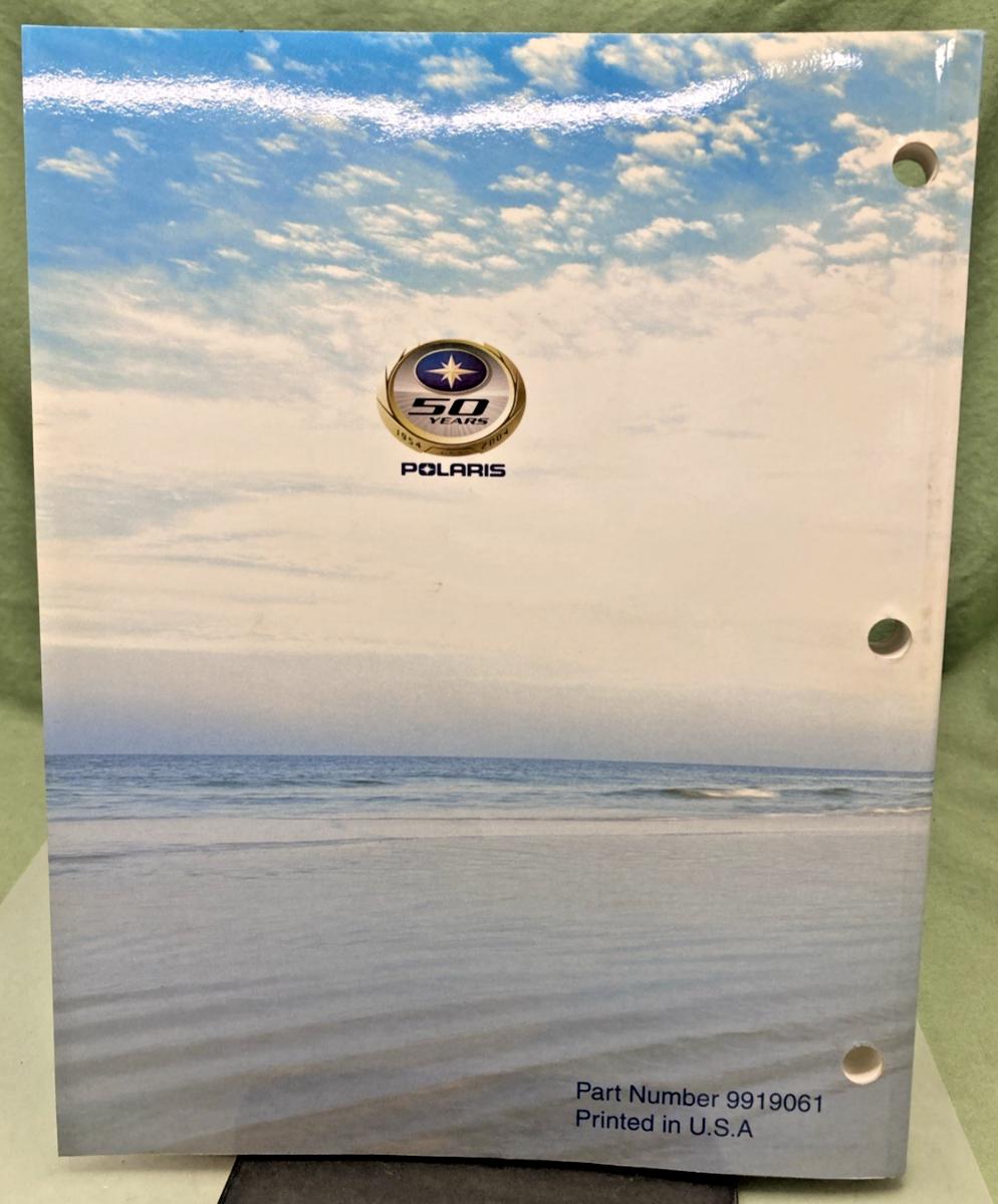GENUINE POLARIS 9919061 PERSONAL WATERCRAFT SERVICE MANUAL 2004