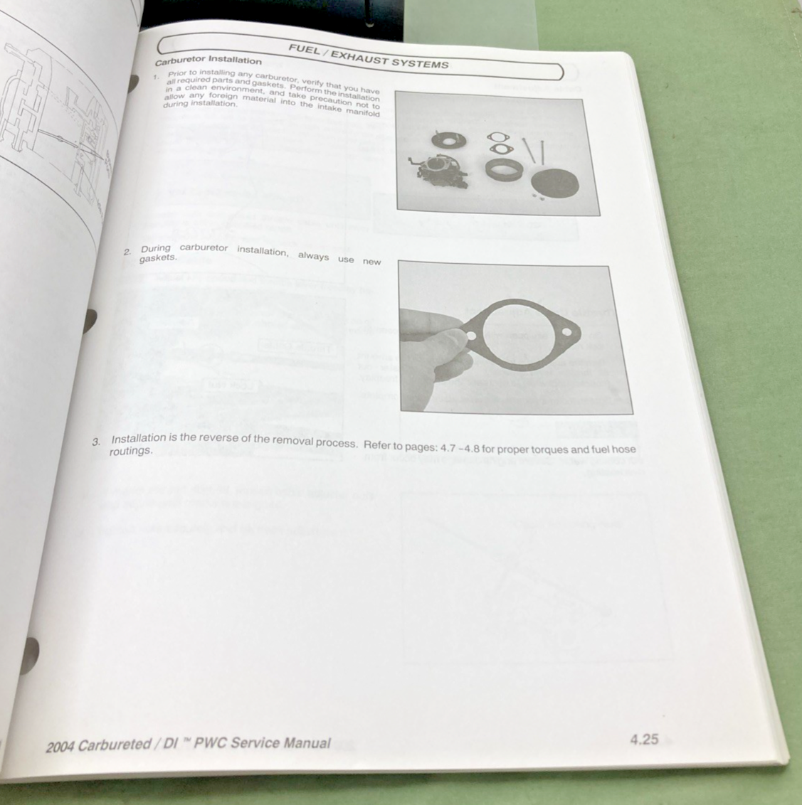 GENUINE POLARIS 9919061 PERSONAL WATERCRAFT SERVICE MANUAL 2004