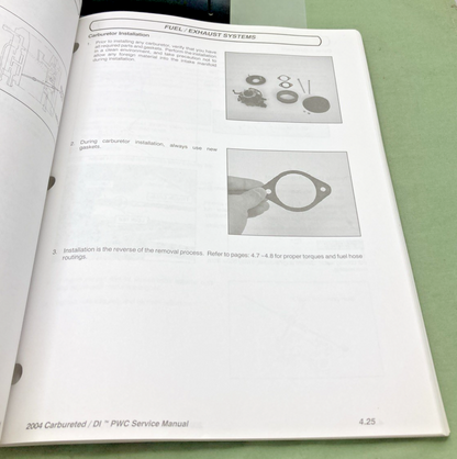 GENUINE POLARIS 9919061 PERSONAL WATERCRAFT SERVICE MANUAL 2004