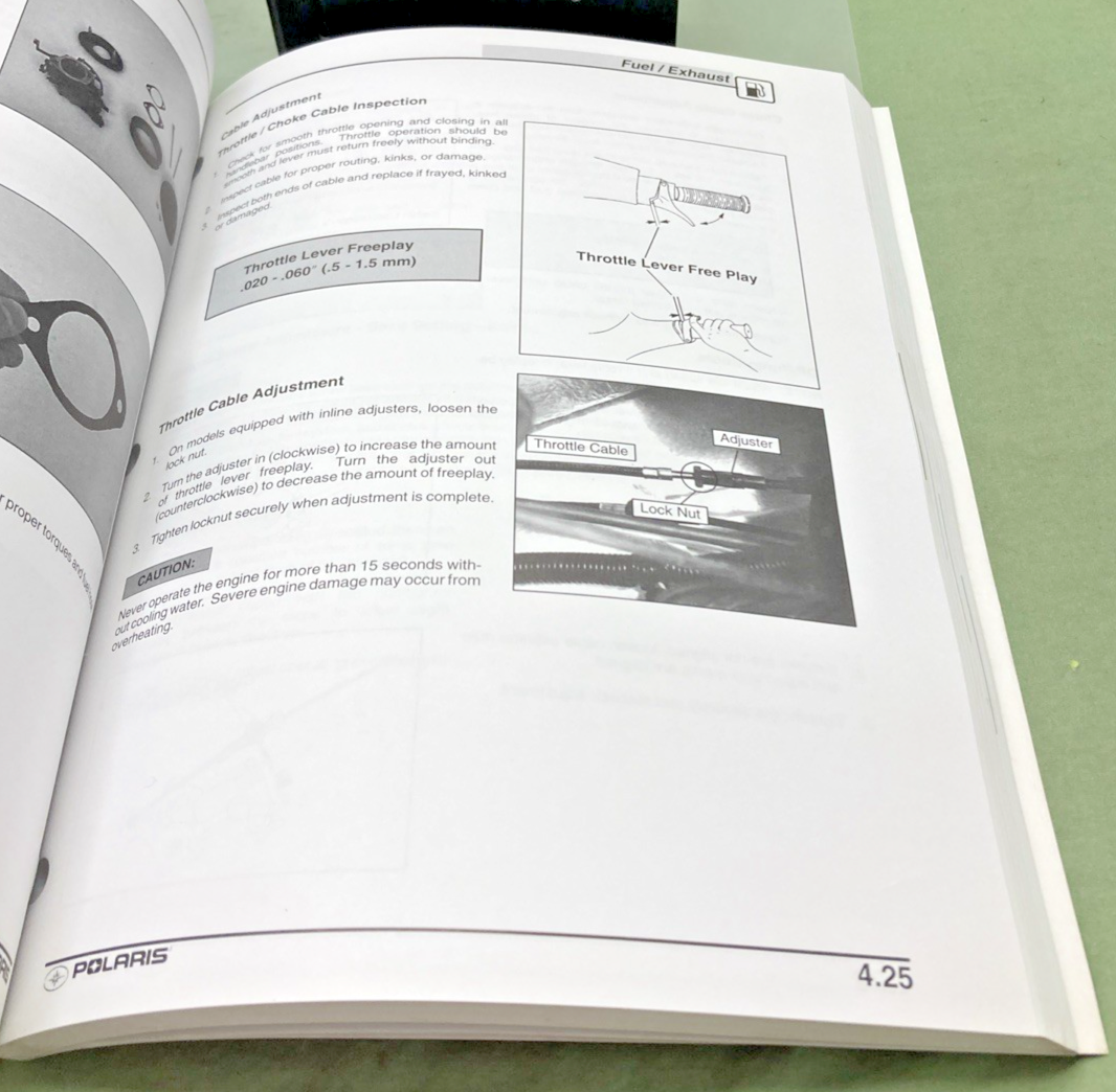 GENUINE POLARIS 9918112 PERSONAL WATERCRAFT SERVICE MANUAL 2003