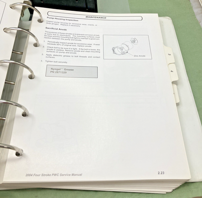 NEW GENUINE POLARIS 9919062 FOURSTROKE PERSONAL WATERCRAFT SERVICE MANUAL