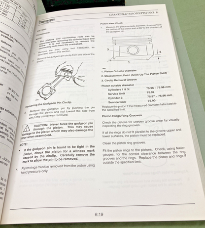 GENUINE TRIUMPH 3850775 TIGER SERVICE MANUAL 1999