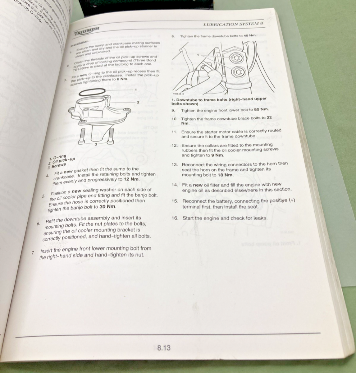 GENUINE TRIUMPH T3850907 BONNEVILLE SERVICE MANUAL 2000