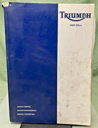 GENUINE TRIUMPH 3857017 TIGER 955CC SERVICE MANUAL 2001