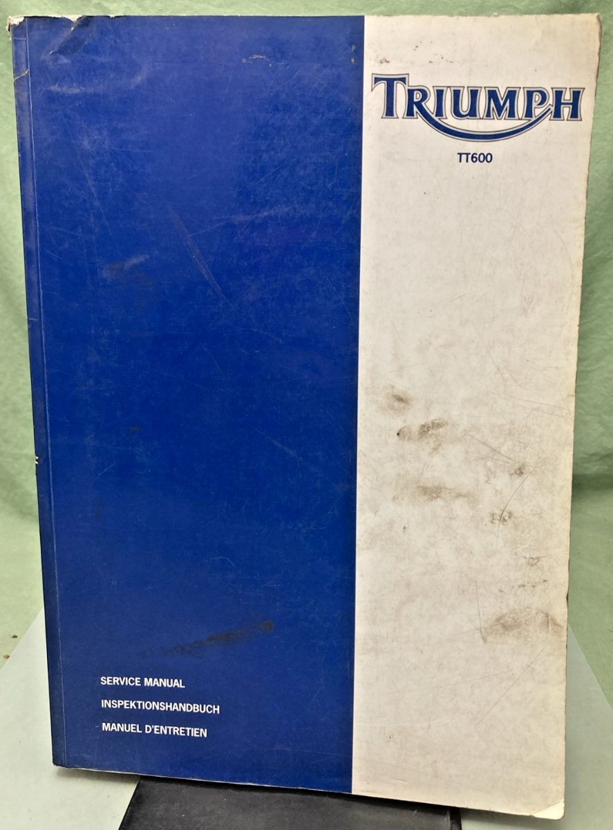 GENUINE TRIUMPH 3851600 TT600 SERVICE MANUAL 2000